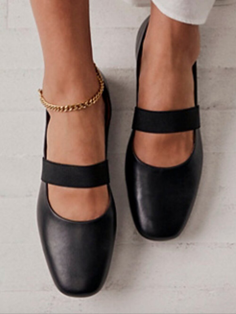 Vagabond Jolin Black Leather Mary Jane Flats Size 7 New in Box